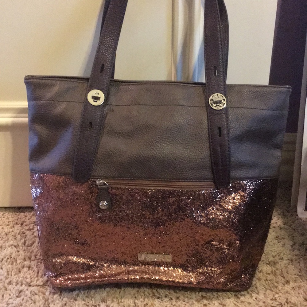 Jessica Simpson brown tote purse